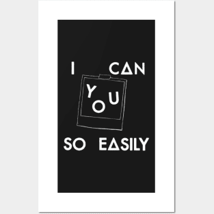 I can picture you so easily (white) Posters and Art